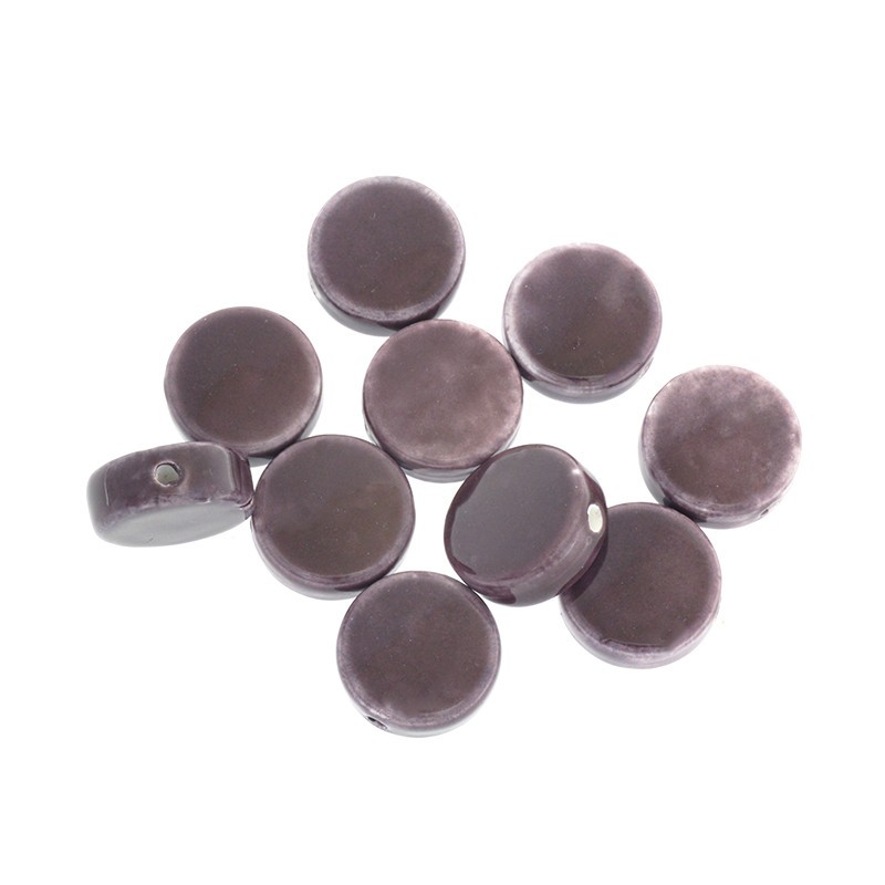 Ceramic ingot 20mm violet 1pc CPA20F01