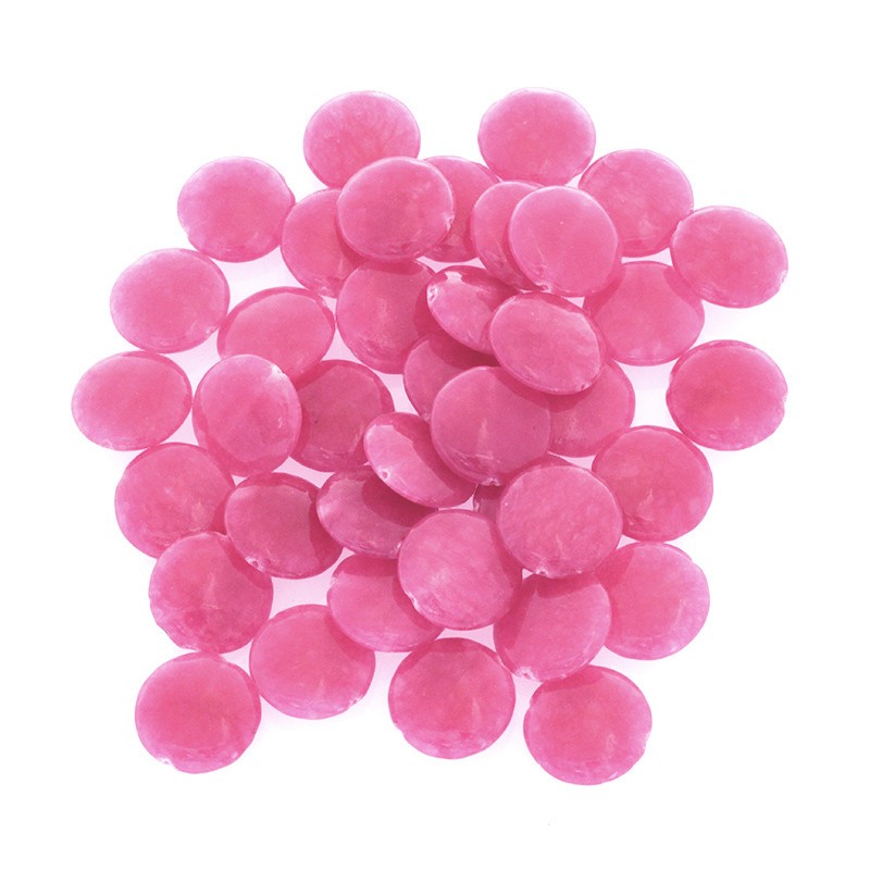 Pink marble / coins 20mm 1pc KAAGR050