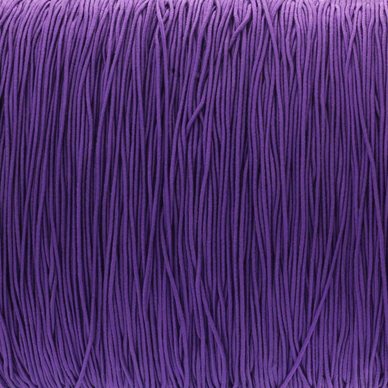 Elastic hat / braided purple 0.8mm 2m GJK027