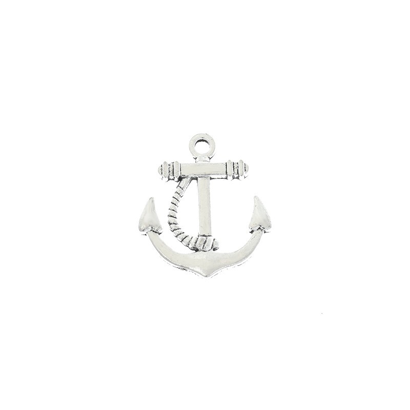 Anchors for bracelets / pendants, antique silver 20x22mm, 2pcs AAT539