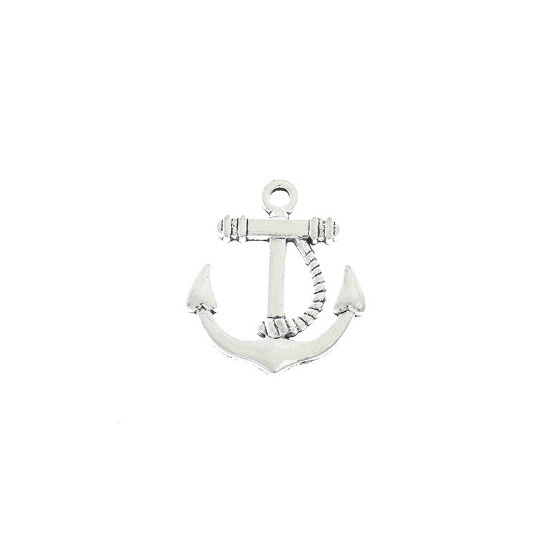 Anchors for bracelets / pendants, antique silver 20x22mm, 2pcs AAT539