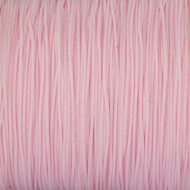String for macrame / shamballa / nylon / pastel pink 0.8mm 90m PWSH0826