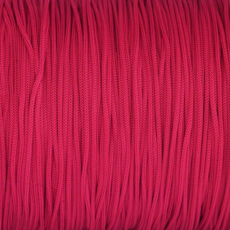 String for macrame / shamballa / nylon / raspberry pink 1mm 100m PWSH1024