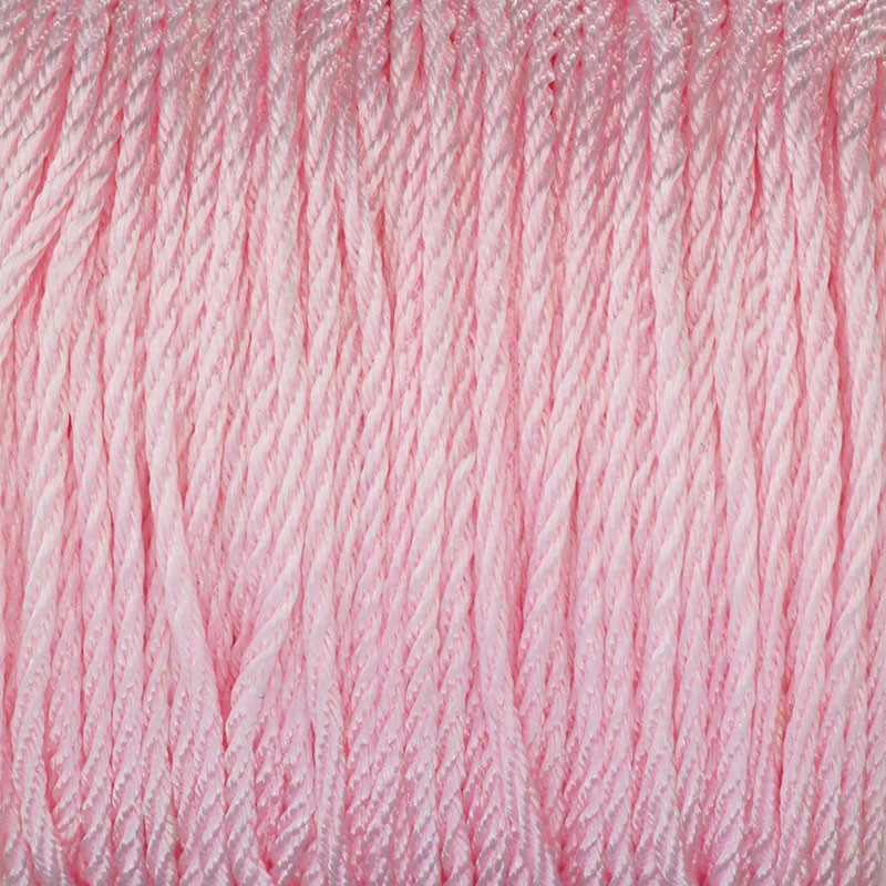 Rope nylon / twisted / pastel pink 2mm 5m PWLS2002