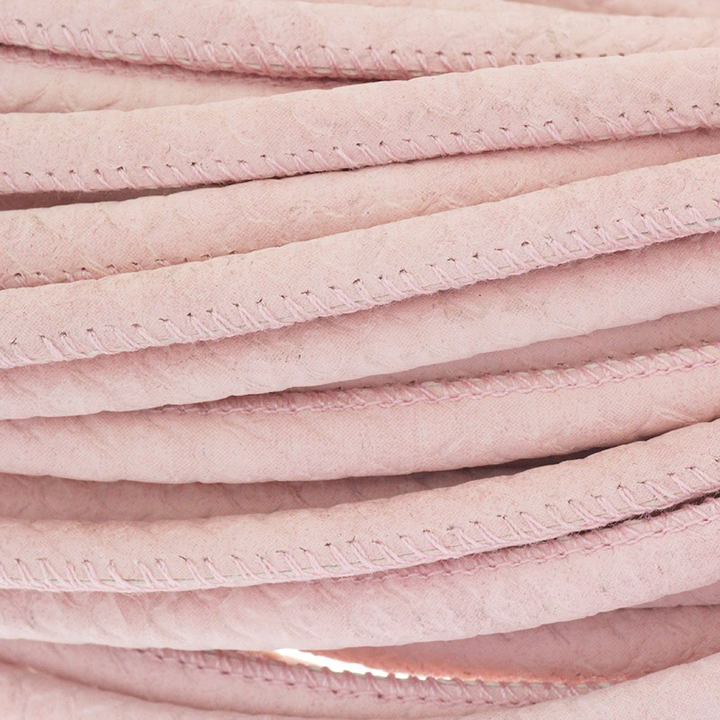 Snake strap made of pastel pink 6mm matte on a 1m spool RZSZ42
