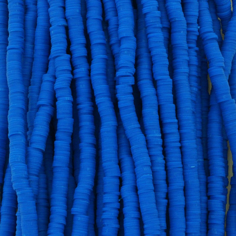 Katsuki beads / nice blue / 6mm discs / 40cm rope / MOKA06056