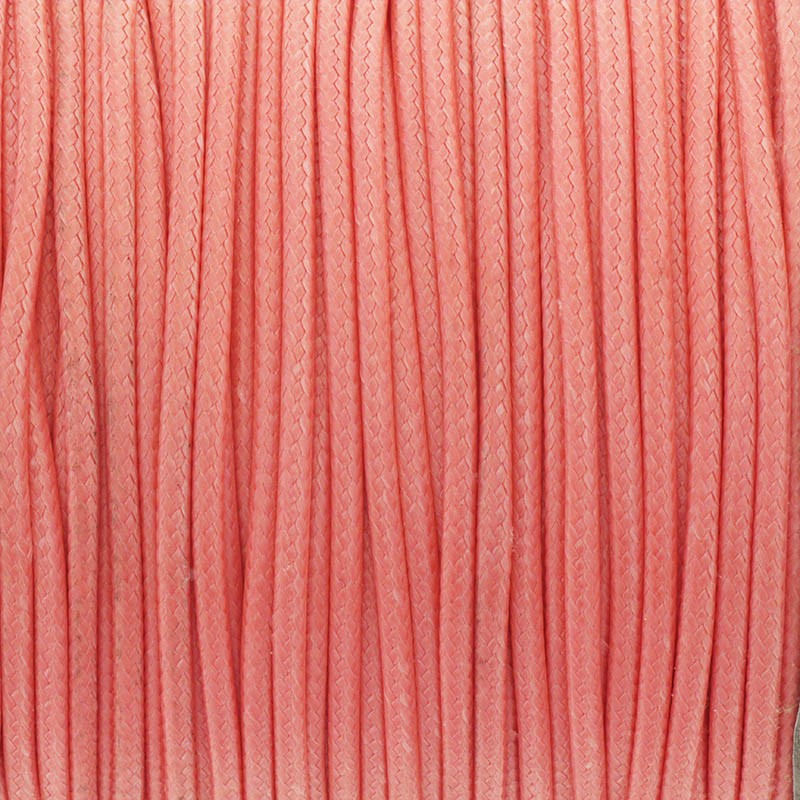 Jewelery cord 2mm / coral / polyamide, braided 2m PW2MM55