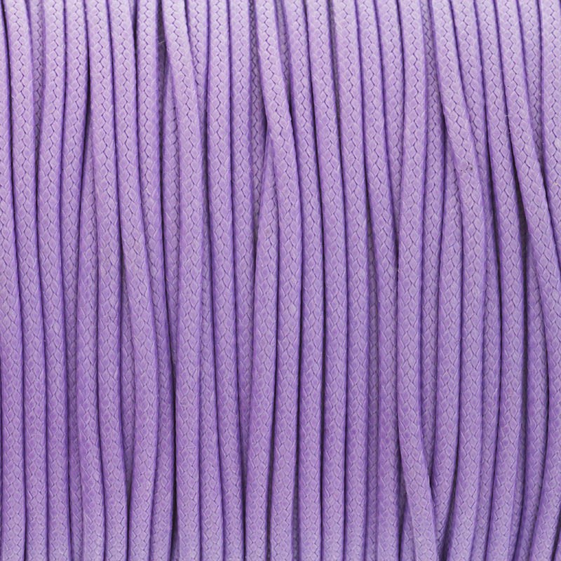 Jewelery string 2mm / lavender violet / polyamide 2m braid PW2MM57