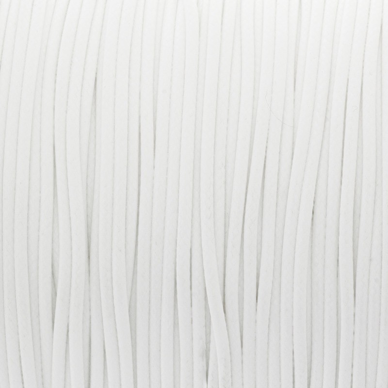 Polyester cord 1.5mm / braid / white / 2m / PW258