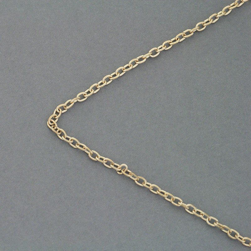 Chains / ankier / gold 2.2x3.2mm 1m LL170KG