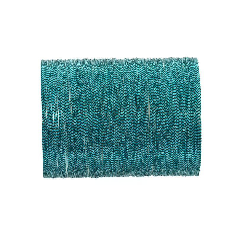Metallized threads / 0.1mm / turquoise / spool 34m NCME0110