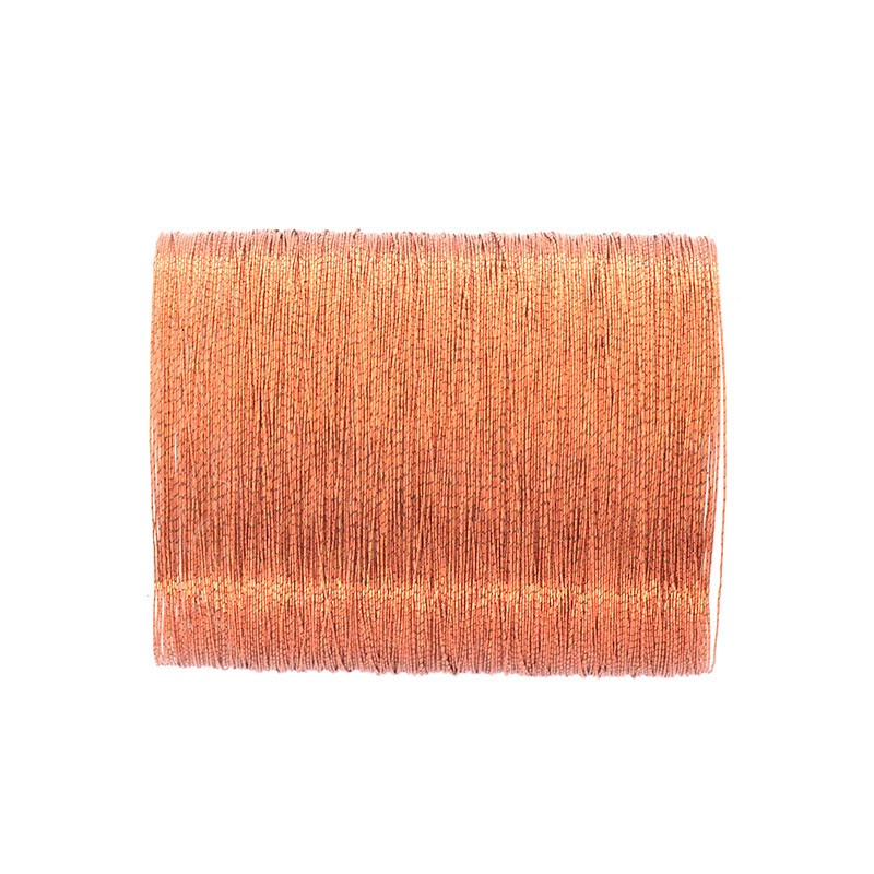Metallized threads / 0.1mm / copper / spool 34m NCME0118