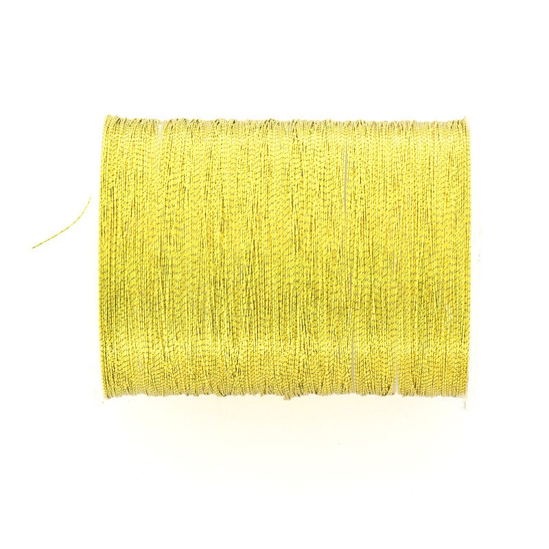 Metallized threads / 0.1mm / gold / spool 34m NCME0127