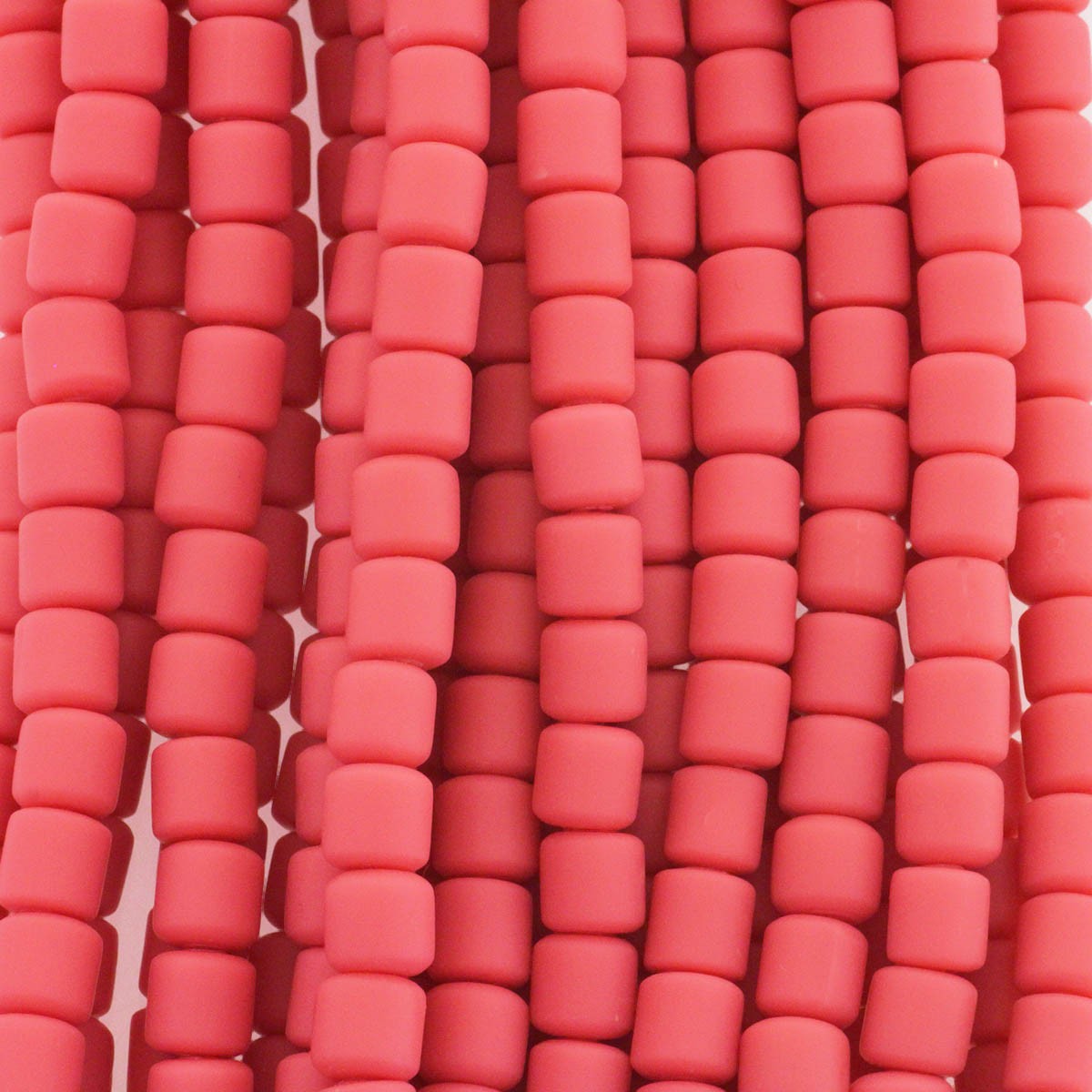 Katsuki beads / raspberry ice cream / rolls 6x6mm / rope 40cm / MOWA06012