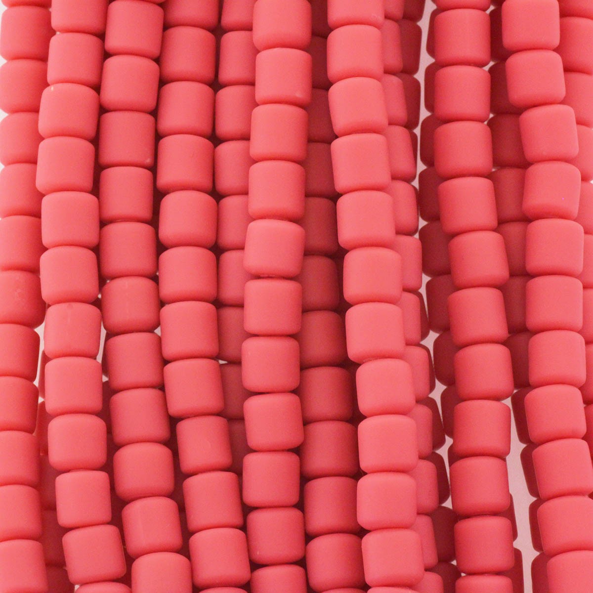 Katsuki beads / raspberry ice cream / rolls 6x6mm / rope 40cm / MOWA06012