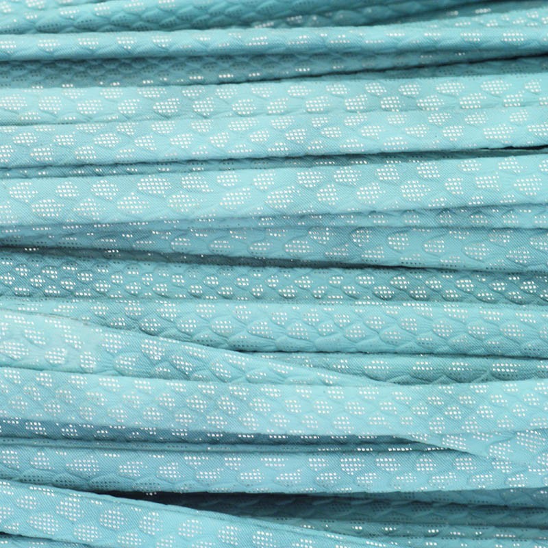 Snake strap / turquoise silver / 6x3mm from a 1m spool RZSZ170