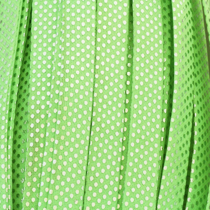 Strap Dots / green, silver / 10x1.5mm from a 1m spool RZSZ189