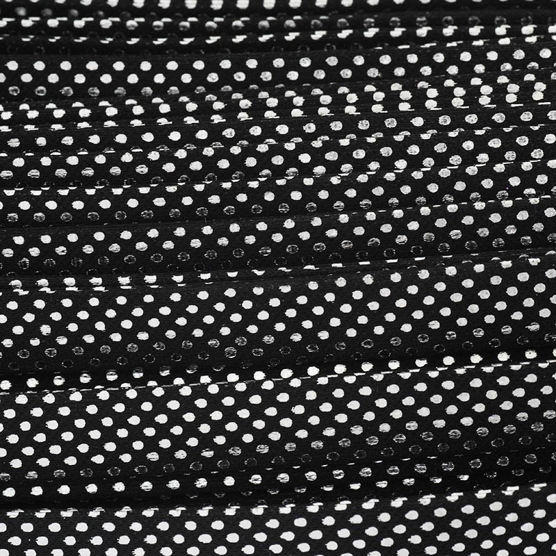 Strap Dots / black silver / 10x1.5mm from a 1m spool RZSZA191