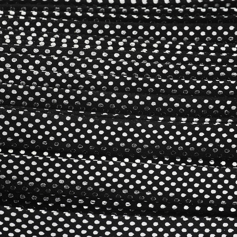 Strap Dots / black silver / 10x1.5mm from a 1m spool RZSZA191
