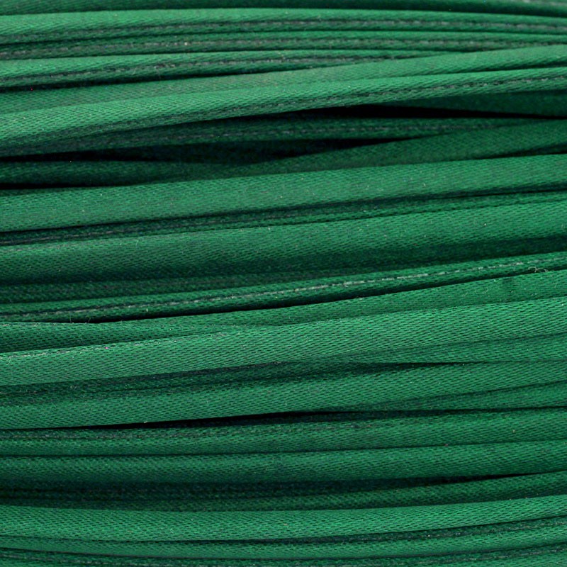 Satin strap / green / 3x2mm on a 1m spool RZSZ205