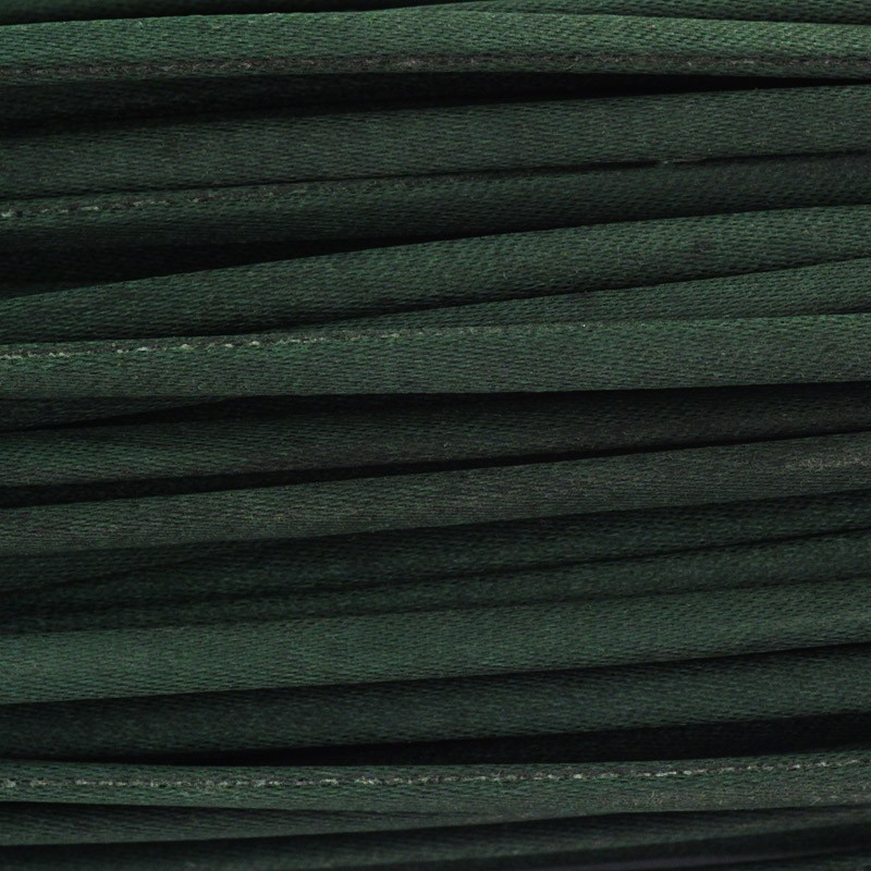 Satin strap / dark green / 3x2mm on a 1m spool RZSZ206