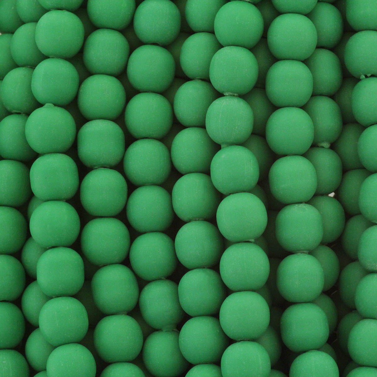 Katsuki beads / green / 8mm balls / rope 40cm / MOKU08009