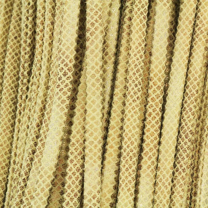 Arlequin strap / gold / 5x3mm from a 1m spool RZSZ103