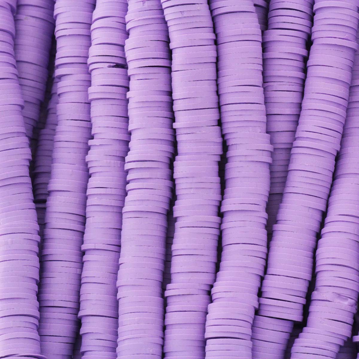 Katsuki beads / lavender violet / 8mm discs / 40cm rope / MOKA08016