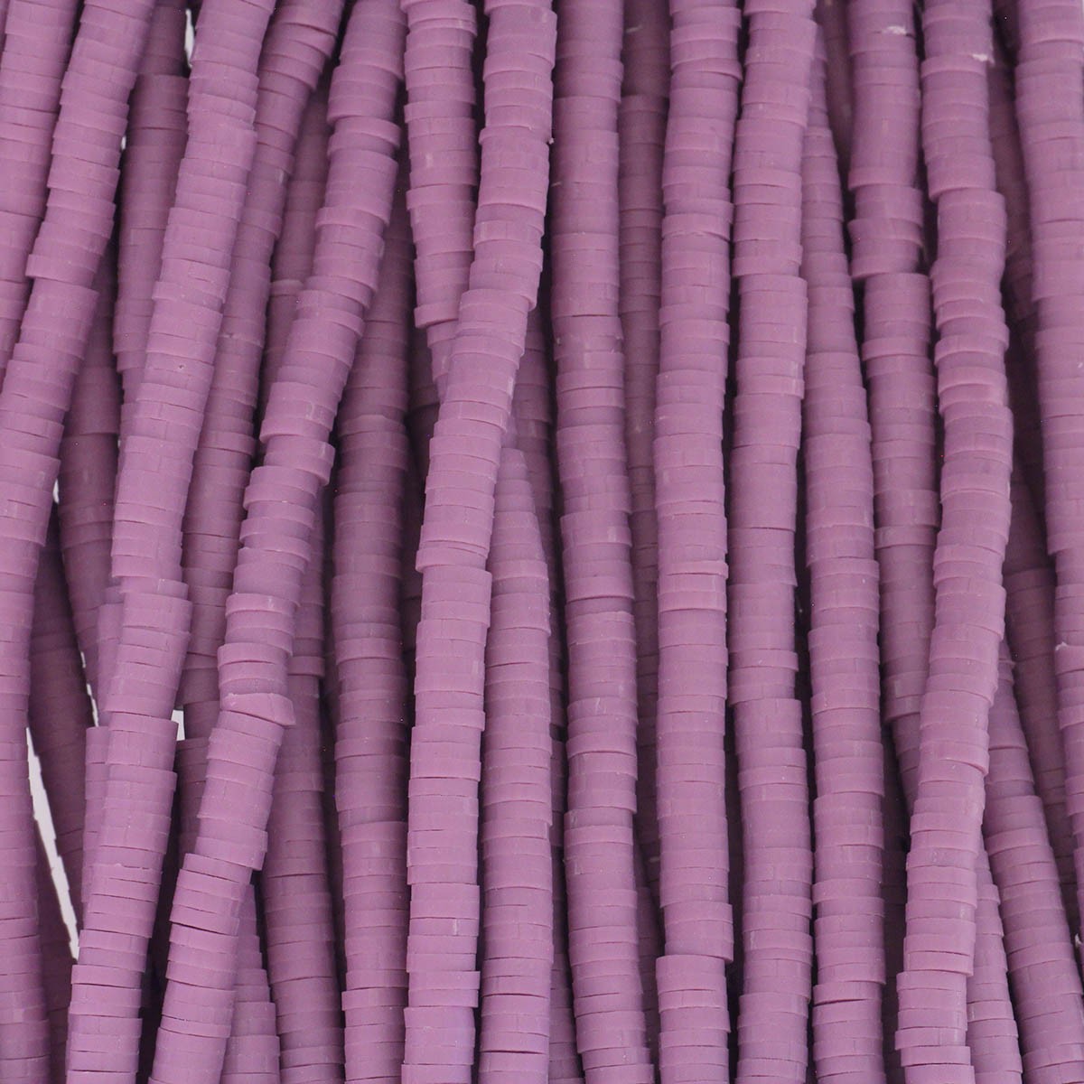 Katsuki beads / light purple / 4mm discs / 40cm rope / MOKA04042