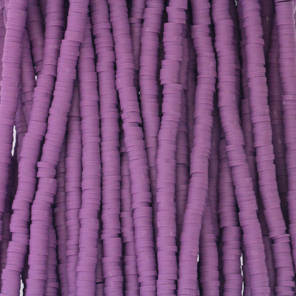 Katsuki beads / violet / 4mm discs / 40cm rope / MOKA04043
