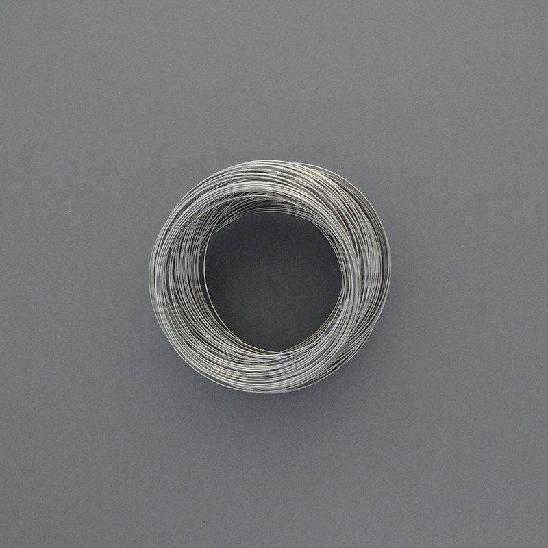 Memory wire for bracelets / platinum / 60x0.6mm 20 ribs DRPO0660PL