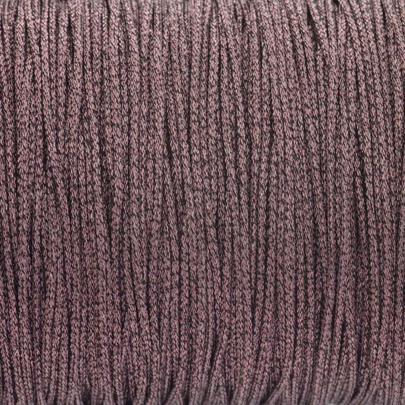 String / braid / nylon / 1mm / dusty purple metallic / 3m PWE104