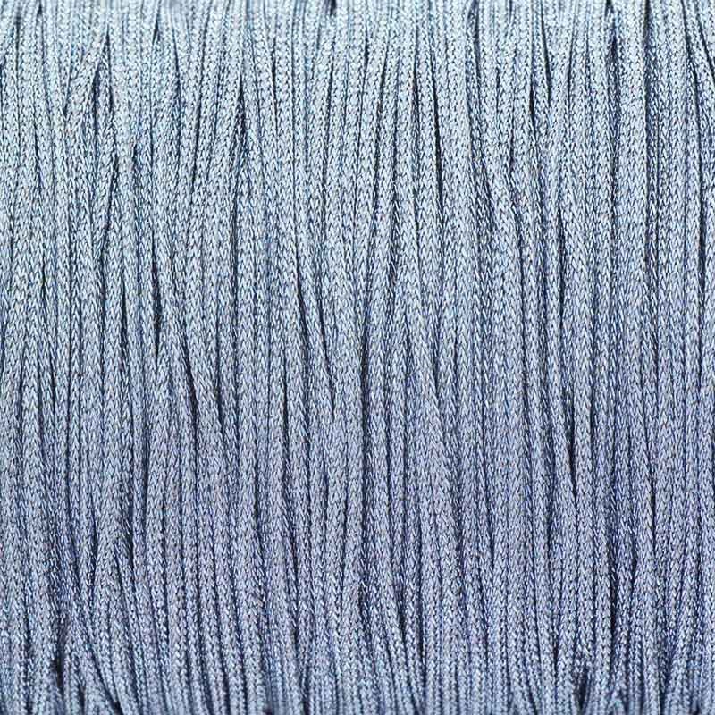 String / braid / nylon / 1mm / cool blue metallic / 3m PWE106