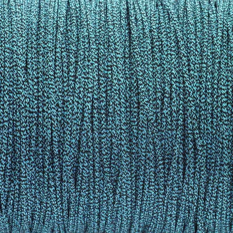 String / braid / nylon / 1mm / turquoise metallic / 3m PWE107