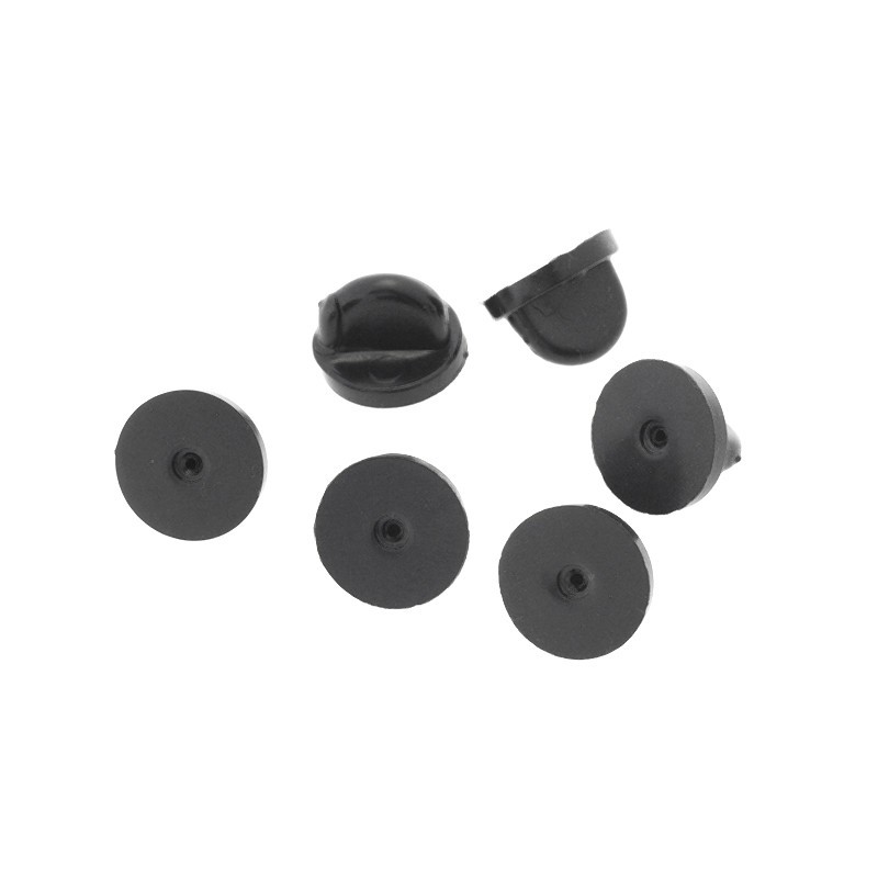 Silicone plugs for pins / 8x10mm / 15 pcs BPIN01BL