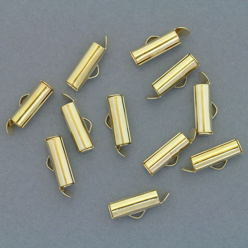 Inserted tips / gold / 13x4mm 10pcs ZAPW13KG