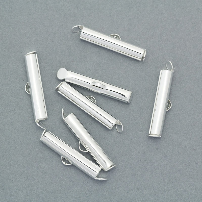 Silver insulated tips / 20x4mm 10pcs ZAPW20SS