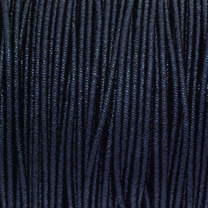 Metallic braided wire / navy blue metallic / 1.5mm 1m DRPPL1516
