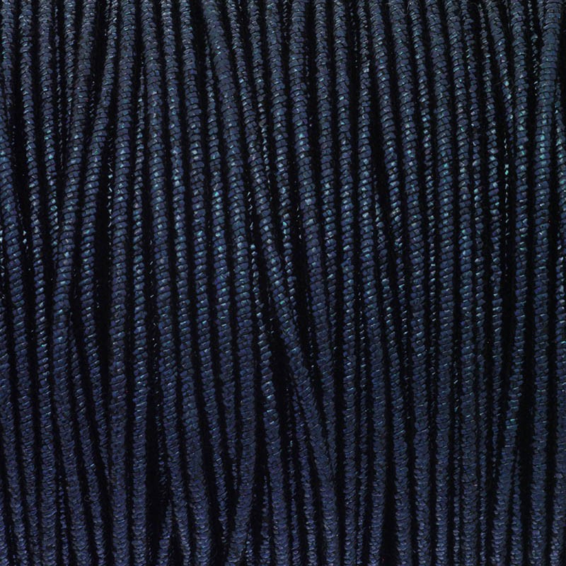 Metallic braided wire / navy blue metallic / 1.5mm 1m DRPPL1516