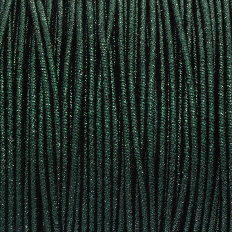 Metallic braided wire / green metallic / 1.5mm 1m DRPPL1517