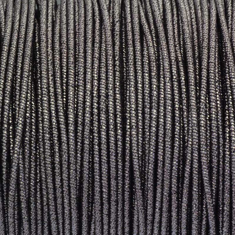 Metallic braided wire / anthracite metallic / 1.5mm 1m DRPPL1518