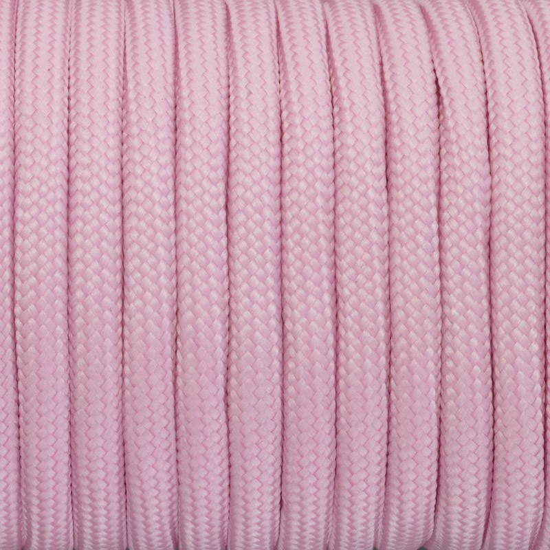 Nylon rope / paracord / light pink 4mm 1m PWPR053