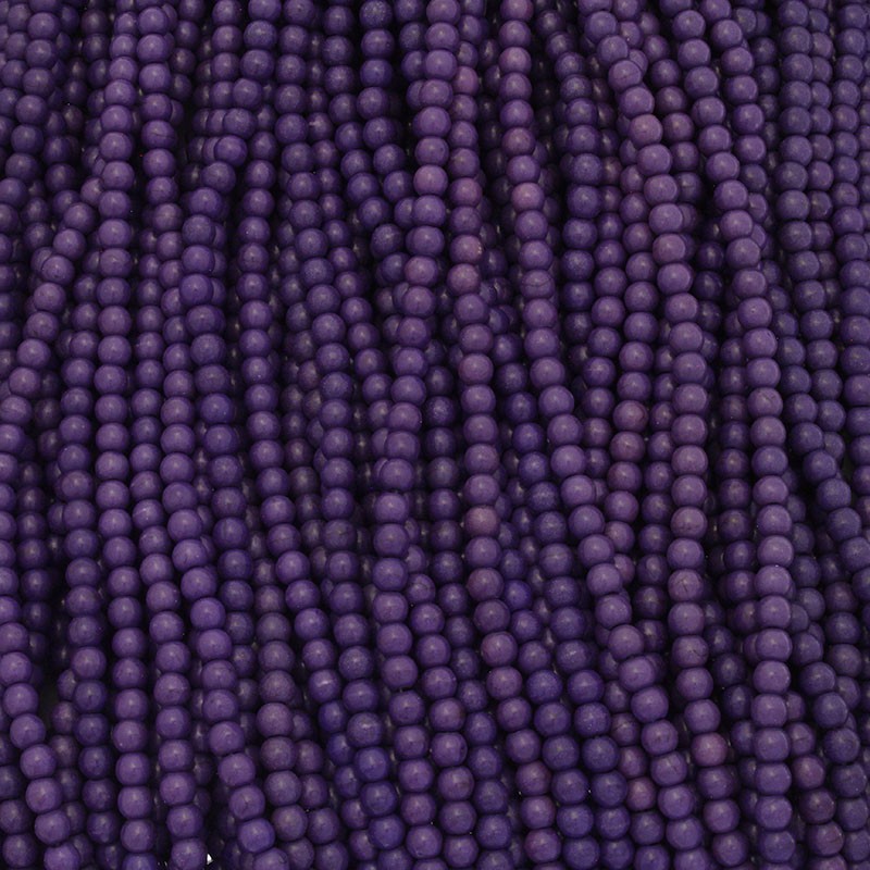 Howlit beads purple 6mm beads 68pcs / rope HOFIKU06