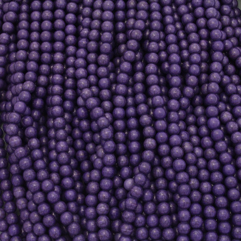 Howlit beads purple 8mm beads 48pcs / rope HOFIKU08