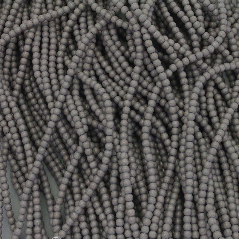 Howlite gray / balls 4mm / 92pcs / rope HOSZKU04