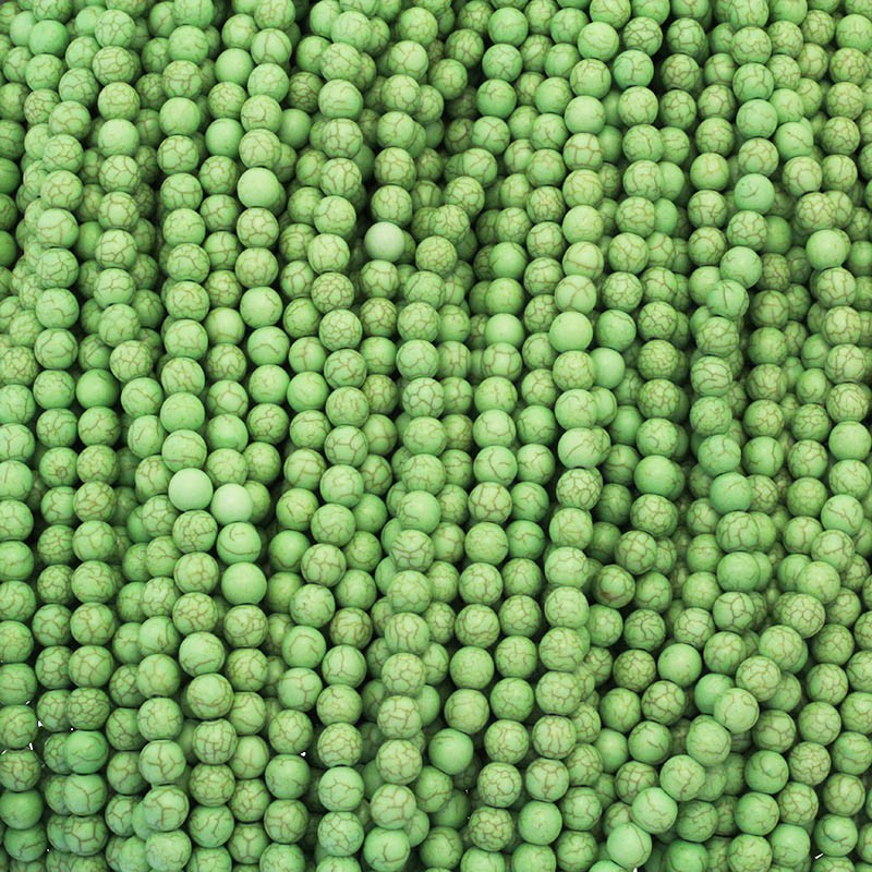 Howlit green beads / 8mm beads 48pcs / rope HOZKU08