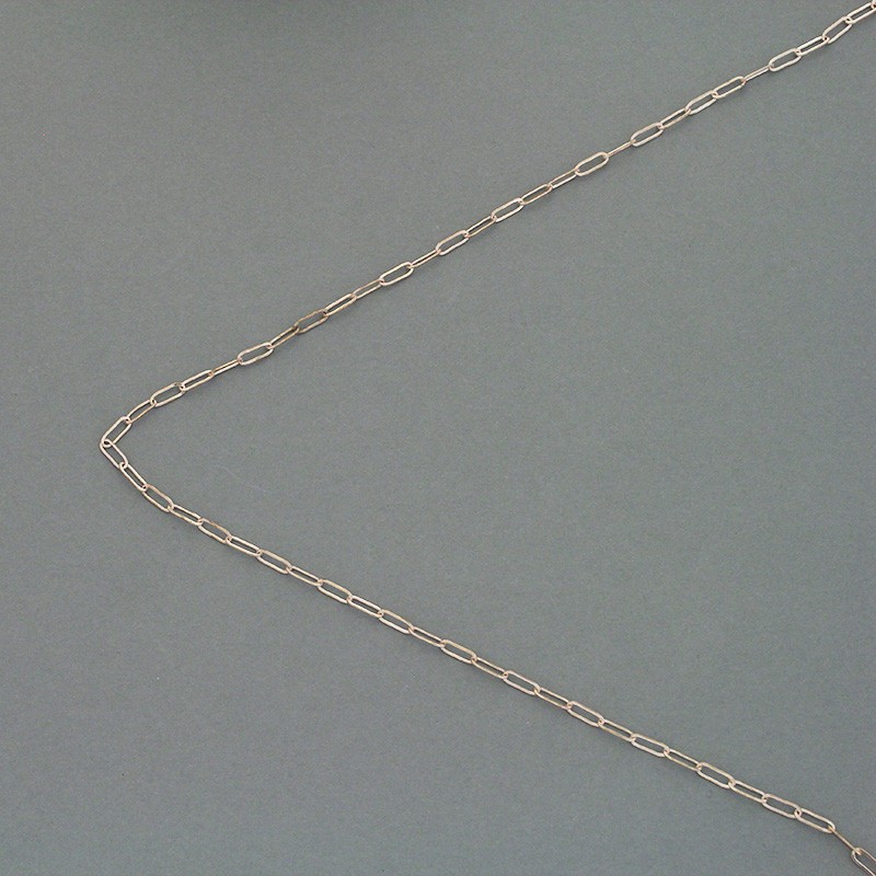 Oval chain 2.5x7mm / rose gold / 1m LL192PG