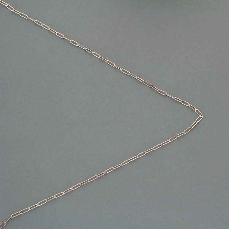 Oval chain 2.5x7mm / rose gold / 1m LL192PG