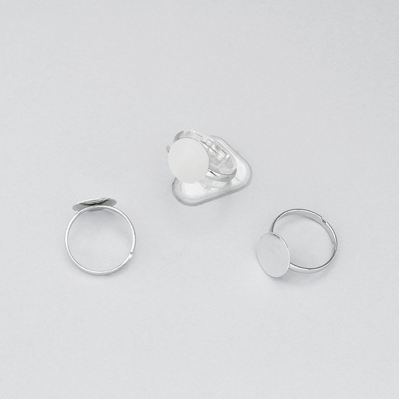 Adjustable ring bases for sticking with a plate 12mm 4pcs P15A