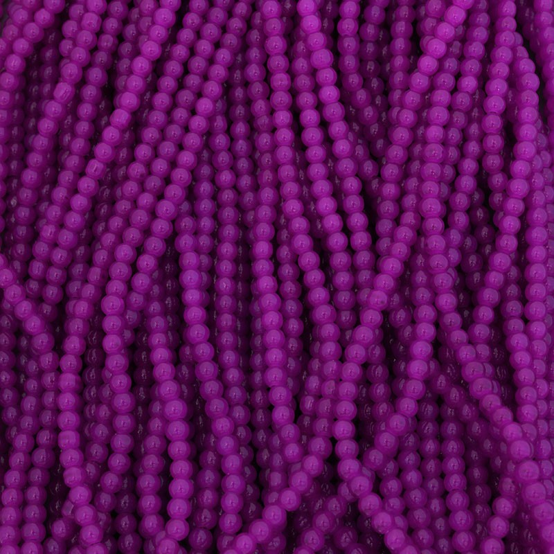 Pastels beads / 4mm balls / juicy violet / 205 pieces SZPS0423